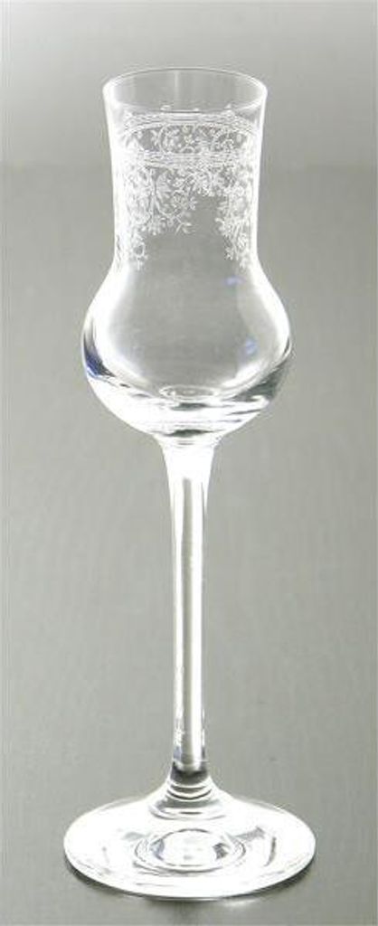 Grappaglas, Schnapsglas LUCCA mit Pantographie Nachbildung für 70ml H.19cm Paul Nagel