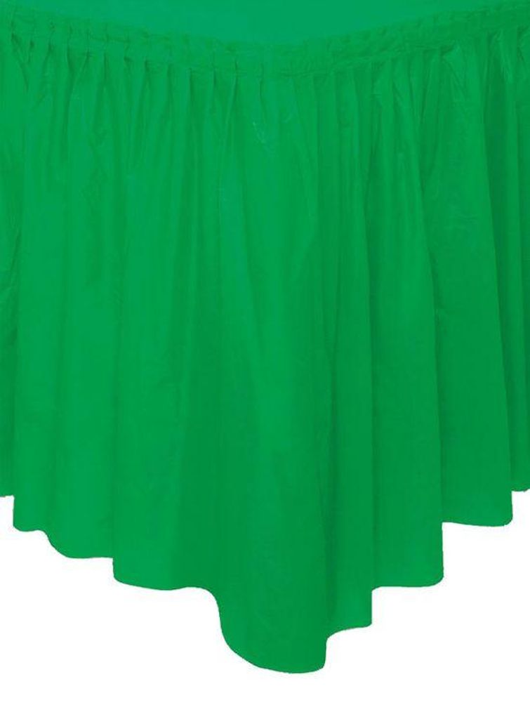 Tischverkleidung / Skirting dunkelgrün Produktbild 