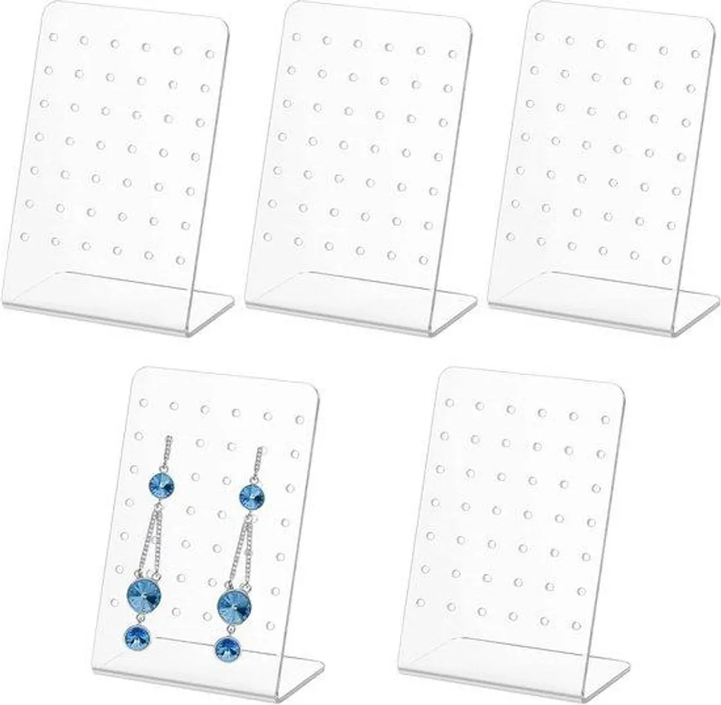 Boîte à boucles d'oreilles 42 compartiments pour rangement bijoux luxe