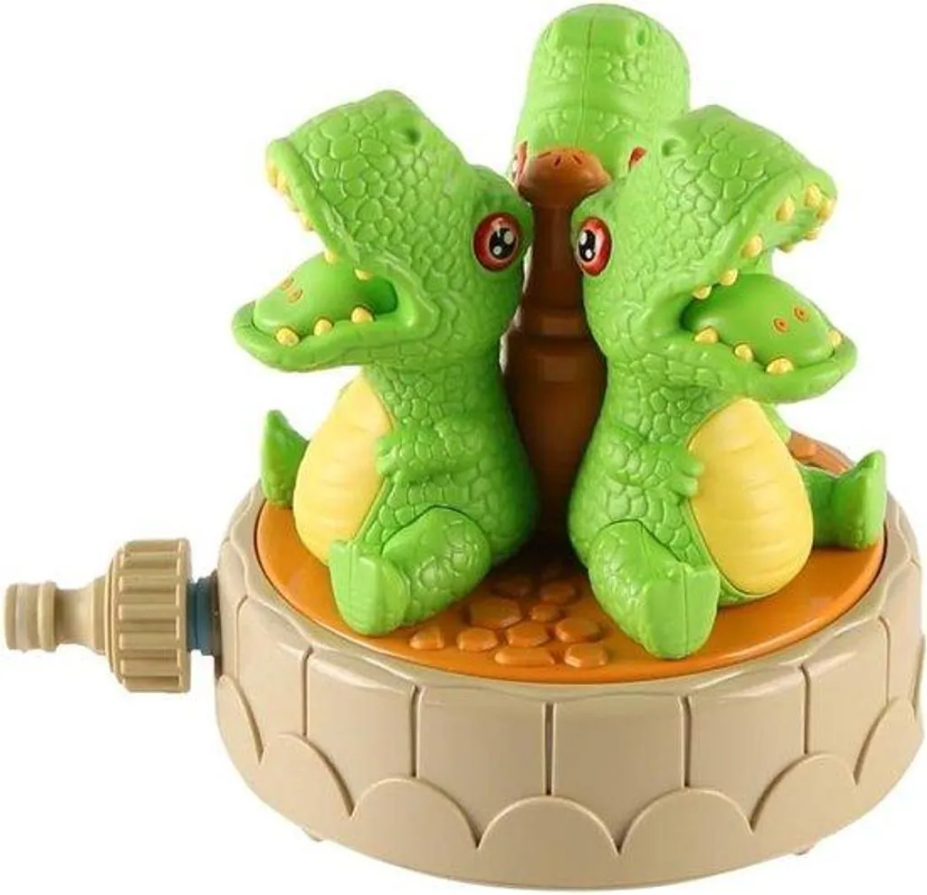 Arroseur rotatif rouge pour enfants : jeu aquatique de jardin extérieur