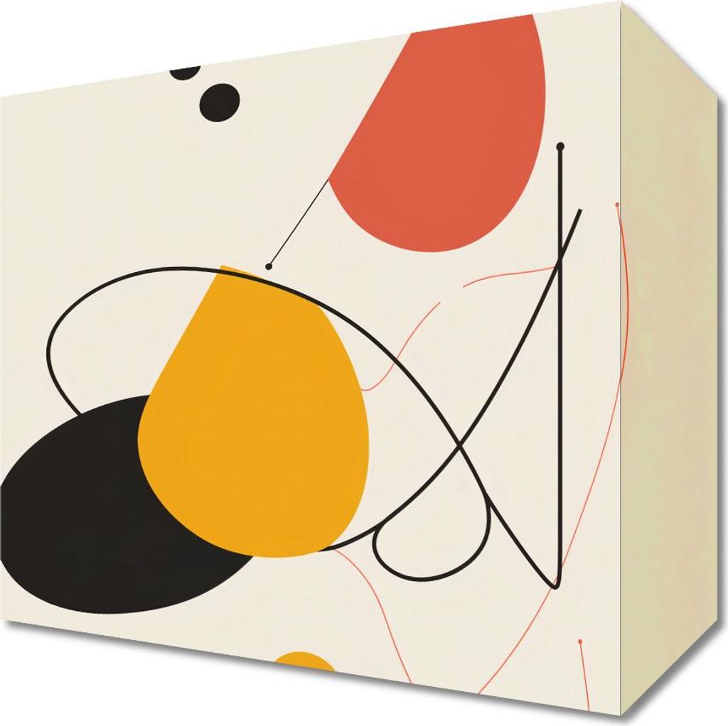 Bild 20x20cm Rhapsodie der Formen