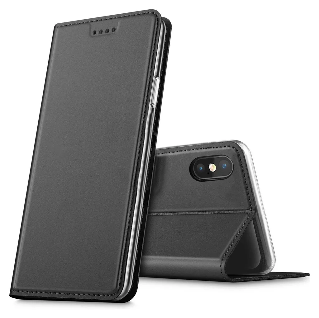 Custodia Chic iPhone X XS Book Case - Cover a Libro Slim Elegante
