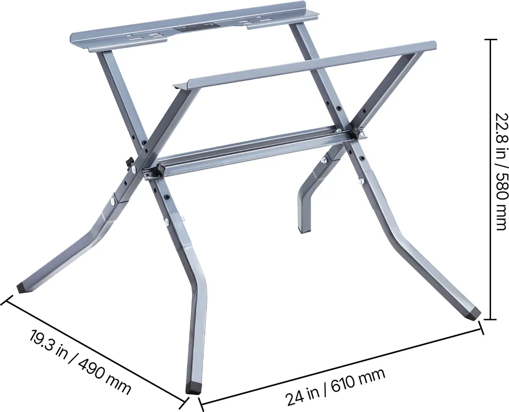 Support de Scie de Table Stable VEVOR : Fini les Vibrations et l'Espace - 8