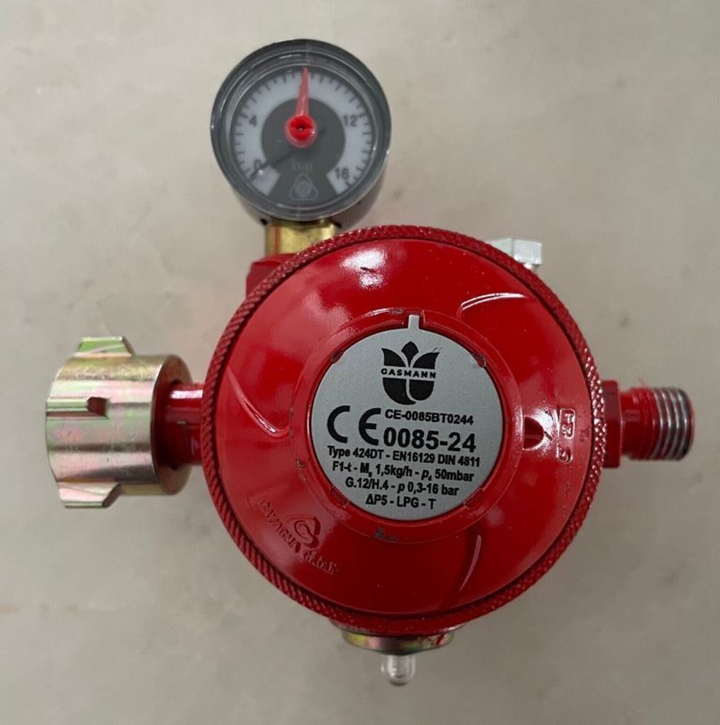 Gas Haushaltsregler Gasregler für den Einsatz in geschlossenen Räumen 50mbar