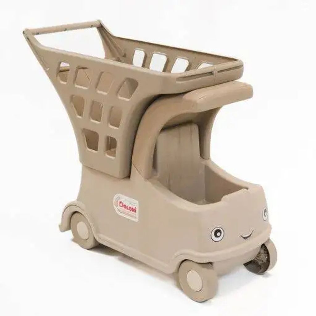 Kinderwagen Beige Öko-Kunststoff