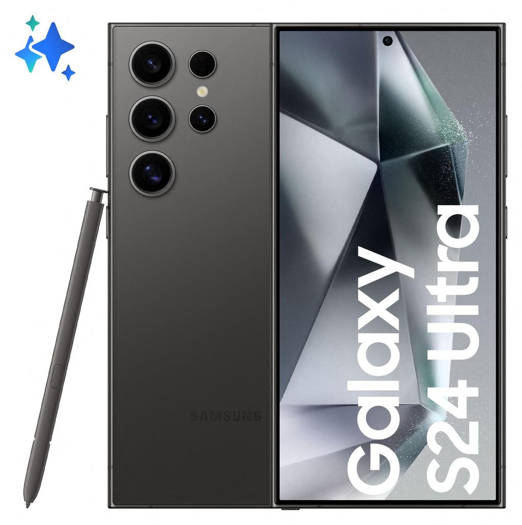 Galaxy S24 Ultra 256GB 5G Titanium Black - DACH Smartphone Produktbild 
