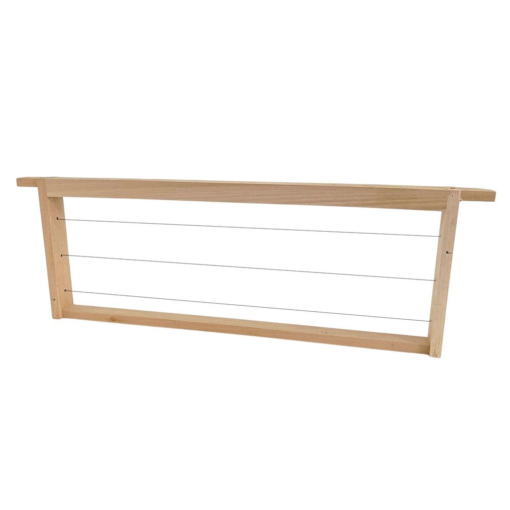 136x DADANT Rähmchen US Honig 141 mit GERADEN Seiten 482 x 141 mm modifiziert