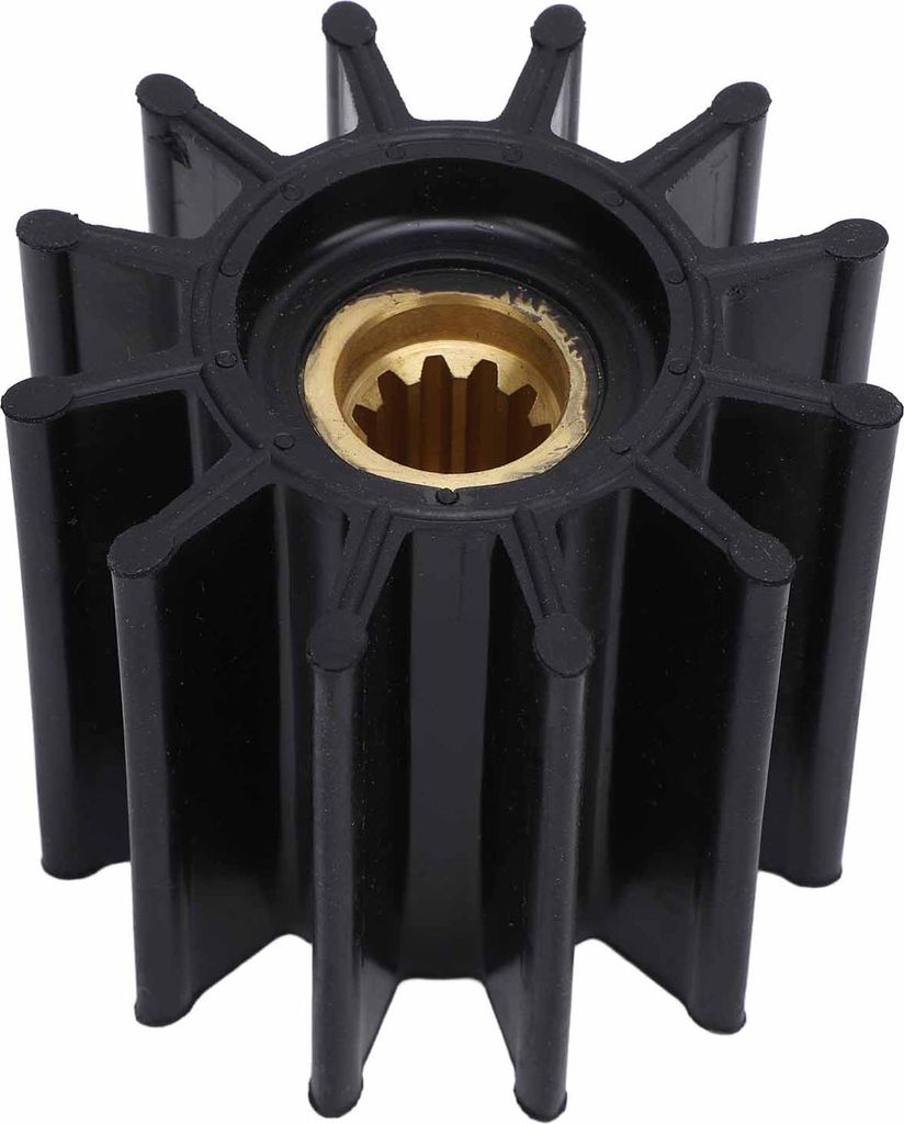 Seewasserpumpenlaufrad 12 Klingen 27000K 11 Zähne Gummi Flexibler Ersatz für Sherwood P2701-01 P2710X P2702-01