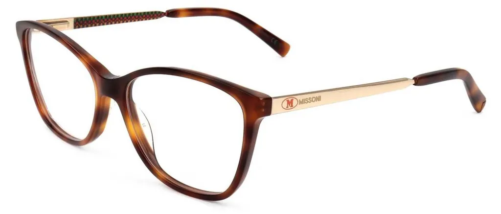 Lunettes M Missoni MMI 0032 en acétate Havana pour un look vintage