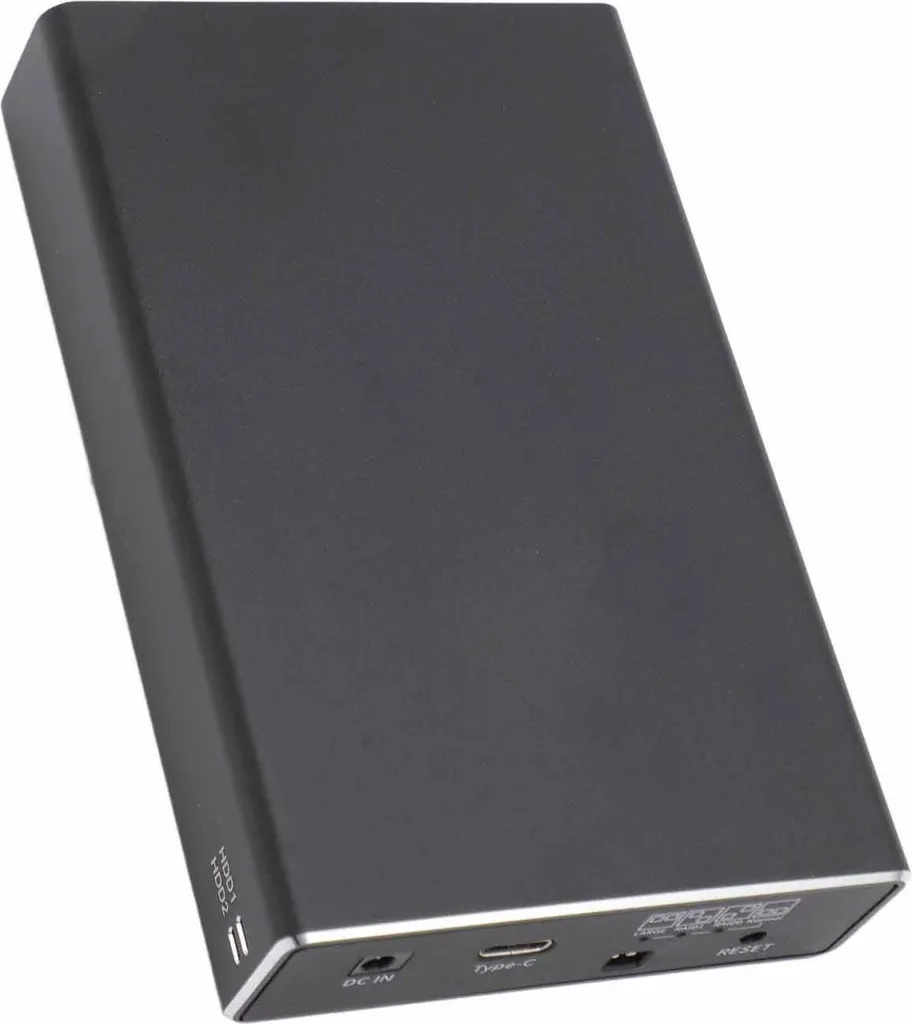 Boîtier RAID USB-C 10Gbps pour Double Disque Dur 2,5 Pouces SATA SSD - 4