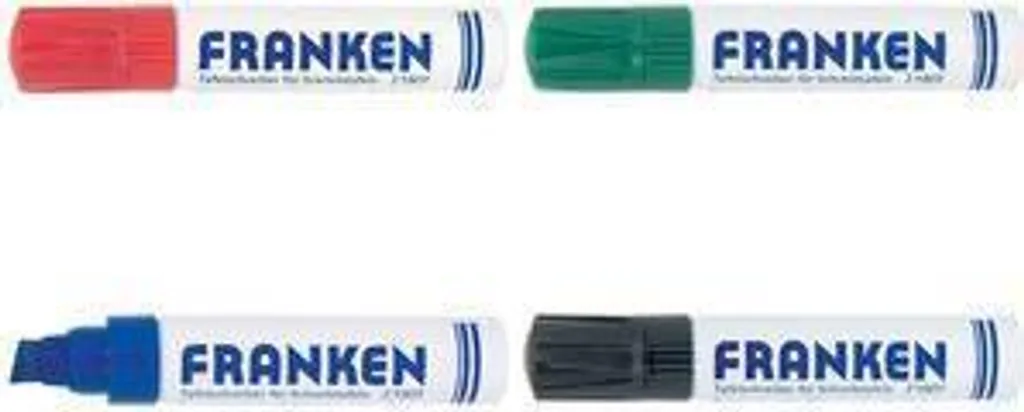FRANKEN JumboMarker Z1910 02 Marqueur Tableau Blanc Vert Pointe 4-12mm