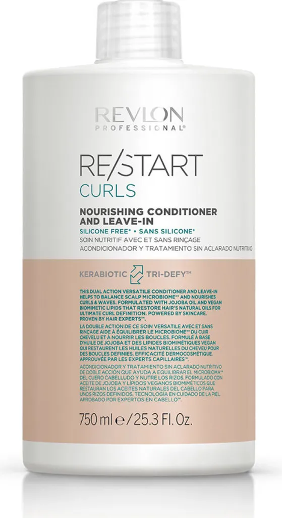 Balsamo Ricci Revlon ReStart Curls 750ml | Nutrizione per Capelli Mossi