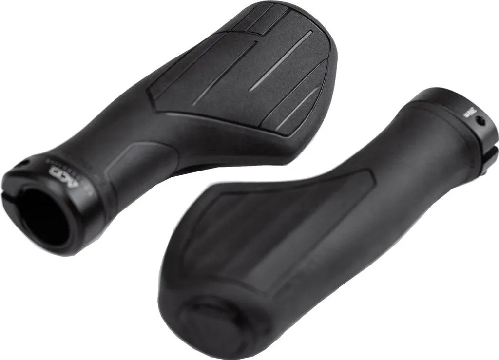 Poignées de vélo ergonomiques Acid Travel Cmpt Noir en taille unique