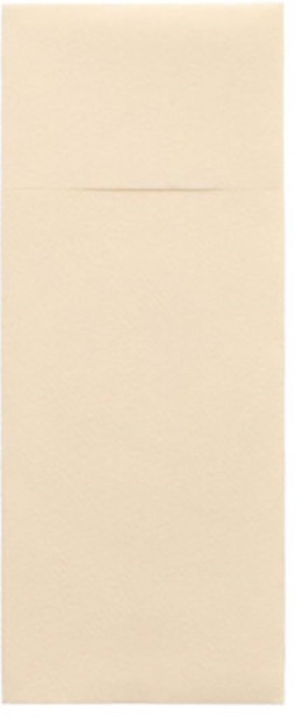 Papstar Airlaid Bestecktaschen, 40 x 33 cm,1/8-Falz, creme 480 Stück