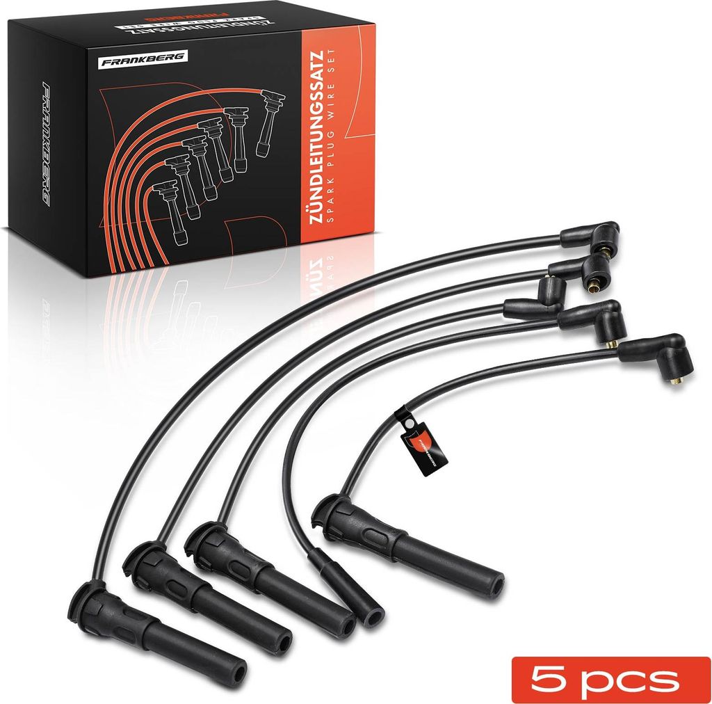 Frankberg 5x Zündleitungssatz Zündkabel für Rover Coupe 400 200 MG TF ZR Lotus Elise
