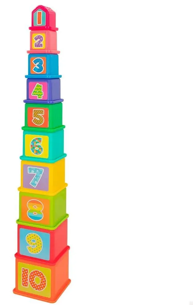 Blocs empilables PlayGo 10 pièces - Solution d'éveil compacte et sûre - 3