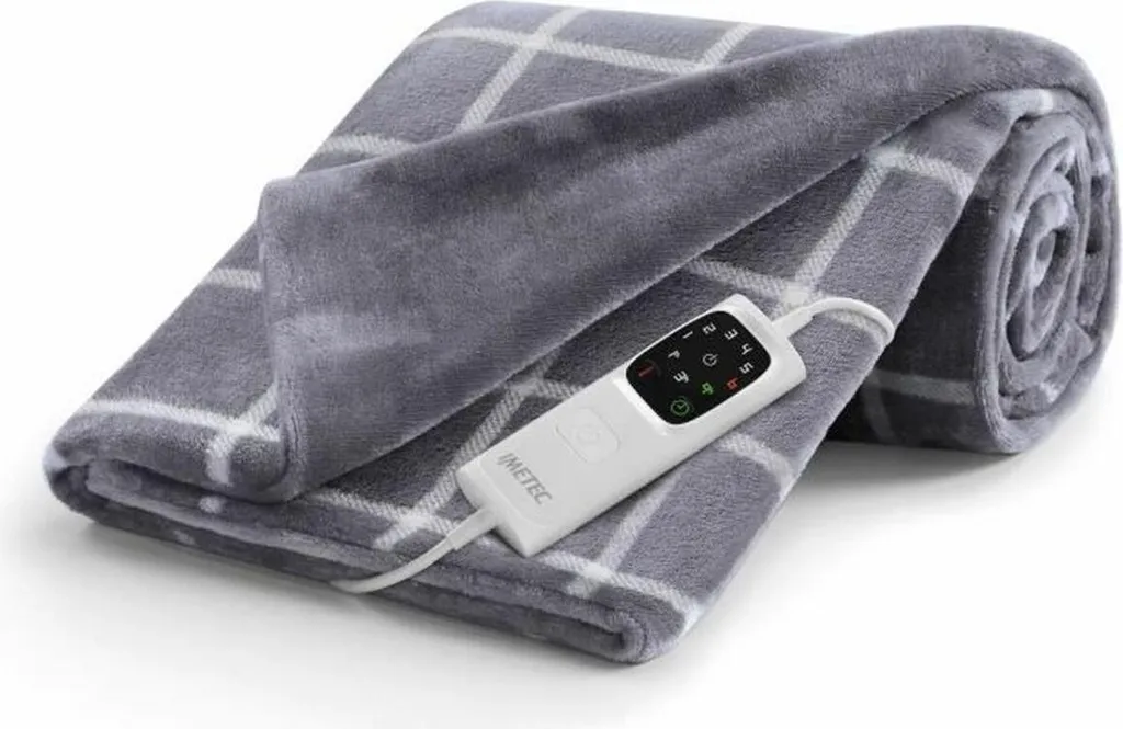 Couverture chauffante Imetec 16775 Gris et Blanc - Lit simple 150x80 cm