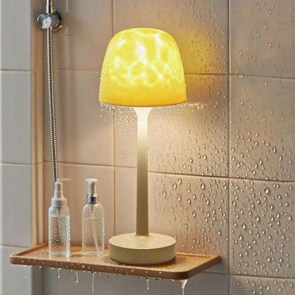 Wodoodporna lampa LED do łazienki – lampa projekcyjna do Zdjęcie produktu 