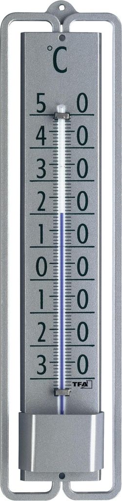 TFA-DOSTMANN Wand Thermometer TFA 12.2001.54 Grau