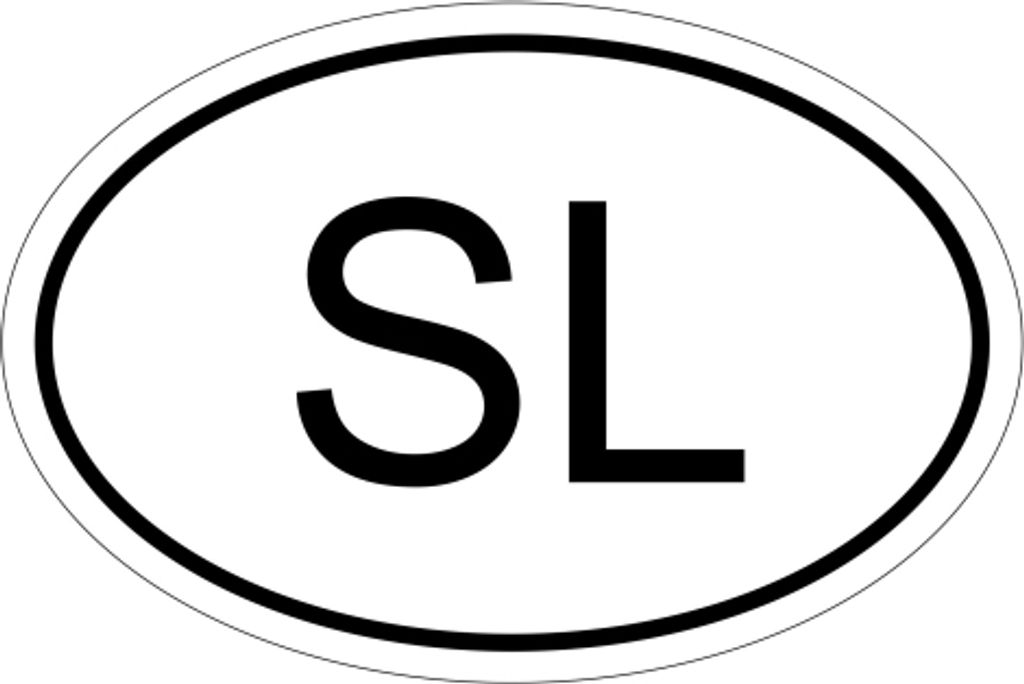 Kiwistar - Autoaufkleber - 10x6,6 cm - außen klebend - Sierra Leone SL 10 x 6,6cm Autoaufkleber Sticker Aufkleber KFZ Flagge Fahne