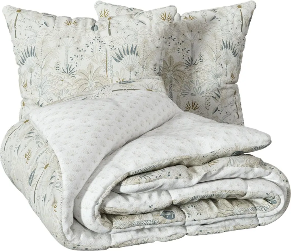 ATMOSPHERA Copripiumino Matrimoniale In Cotone Con Stampa Scimmia – 240x220 Cm, 2 Federe 65x65 Cm