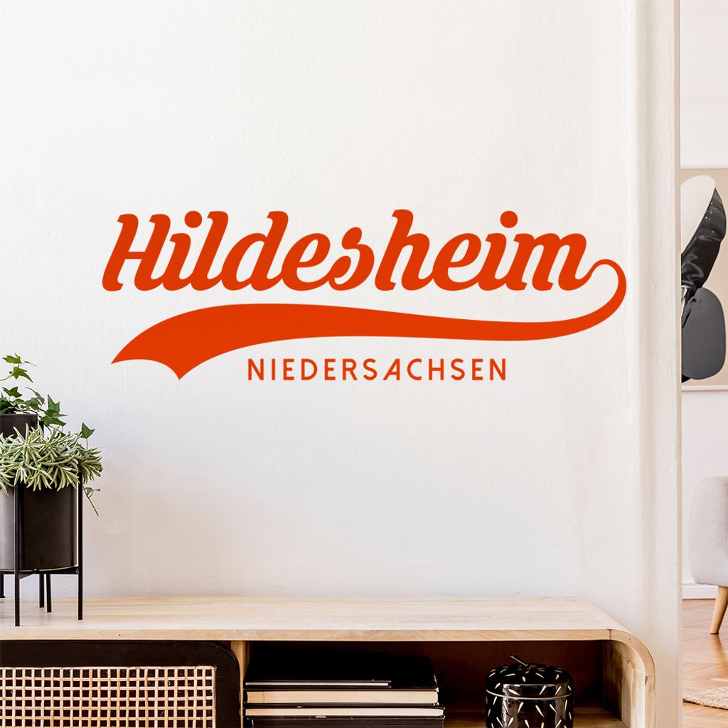 Hildesheim Niedersachsen Wandtattoo Wandaufkleber Wall Sticker - Dekoration, Küche, Wohnzimmer, Schlafzimmer, Badezimmer