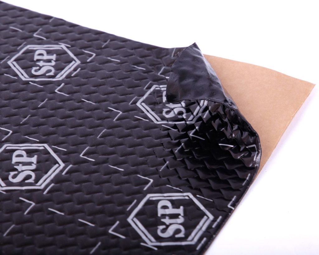 Lot de 20 feuilles de matériau isolant anti-vibrations StP Image du produit 