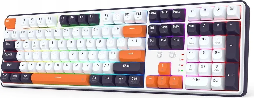 Redragon K689WBO-RGB-PRO Wyvern Clavier Mécanique Sans Fil Gaming Blanc