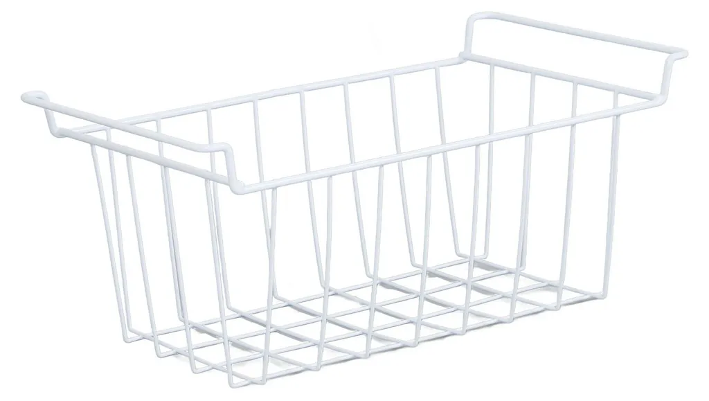 Lot de 2 Paniers Congélateur en Fil Métallique PE L 42,5 x l 24,5 x H 20 cm