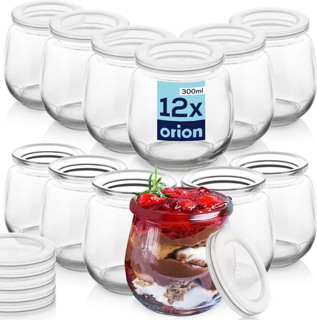 Orion Joghurtglas Dessertglas Glasbehälter Einmachgläser Produktbild 