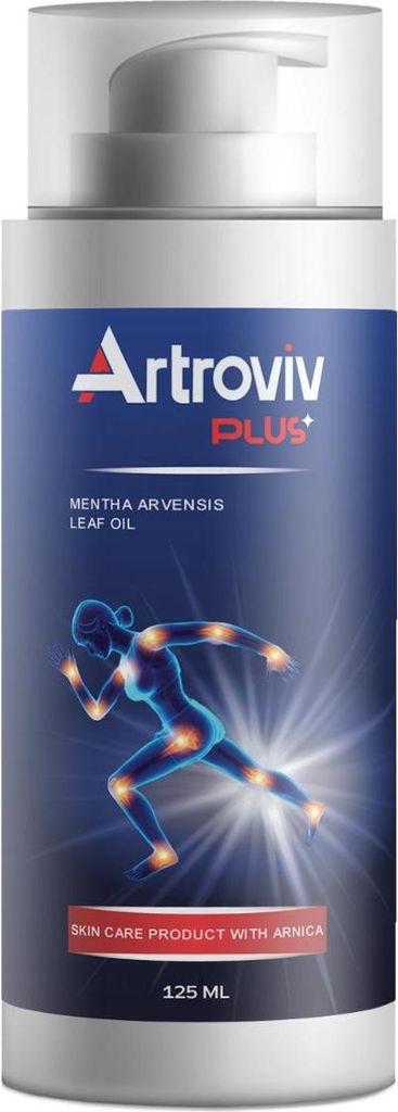 Artroviv Plus+ Creme 125 ml mit Arnica, Eukalyptus & Menthol, kühlend & erfrischend