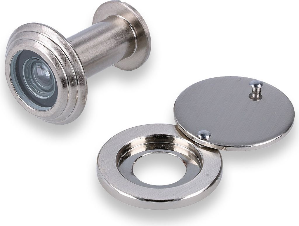 Türspion Türstärken 35-55mm Feuerschutz-Türgucker Eingangstürspion Glaslinse Türblick Edelstahl Optik