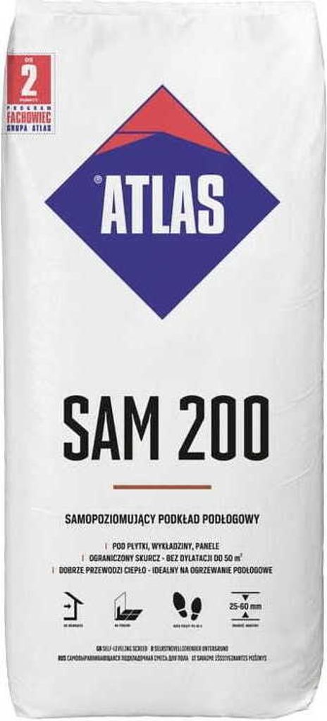 Atlas Selbstnivellierende Bodenunterlage 25 kg Atlas Sam 200