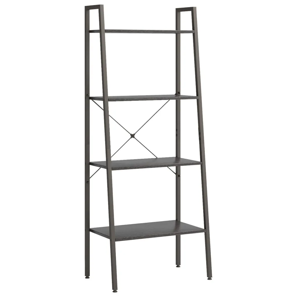 Scaffale Design Industriale Nero 56x35x140 cm per Casa e Ufficio