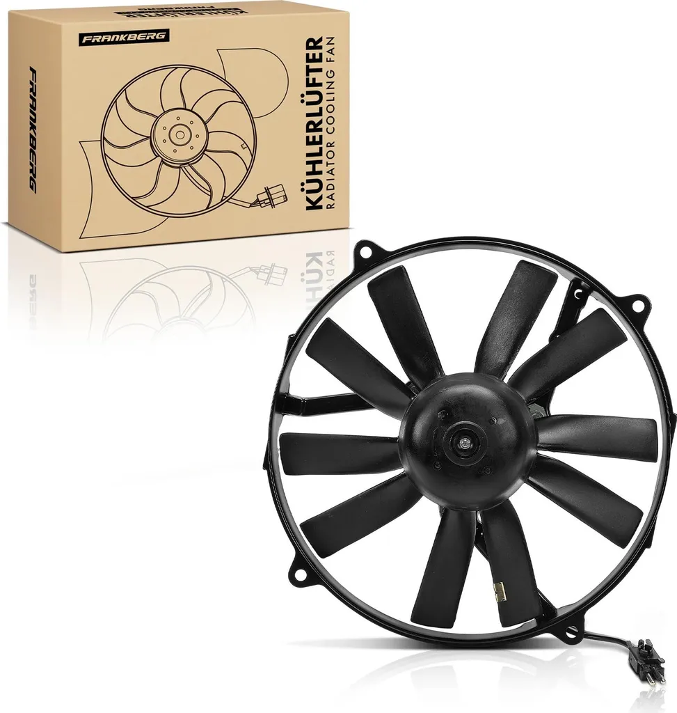Ventilateur de radiateur simple avec cadre robuste Mercedes W124 W126