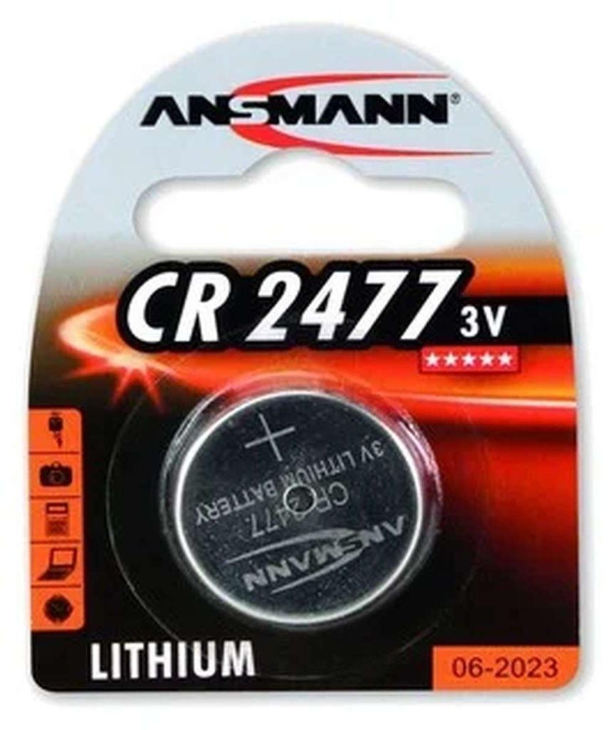 Ansmann CR2477, Einwegbatterie, CR2477, Lithium, 3 V, 1 Produktbild 