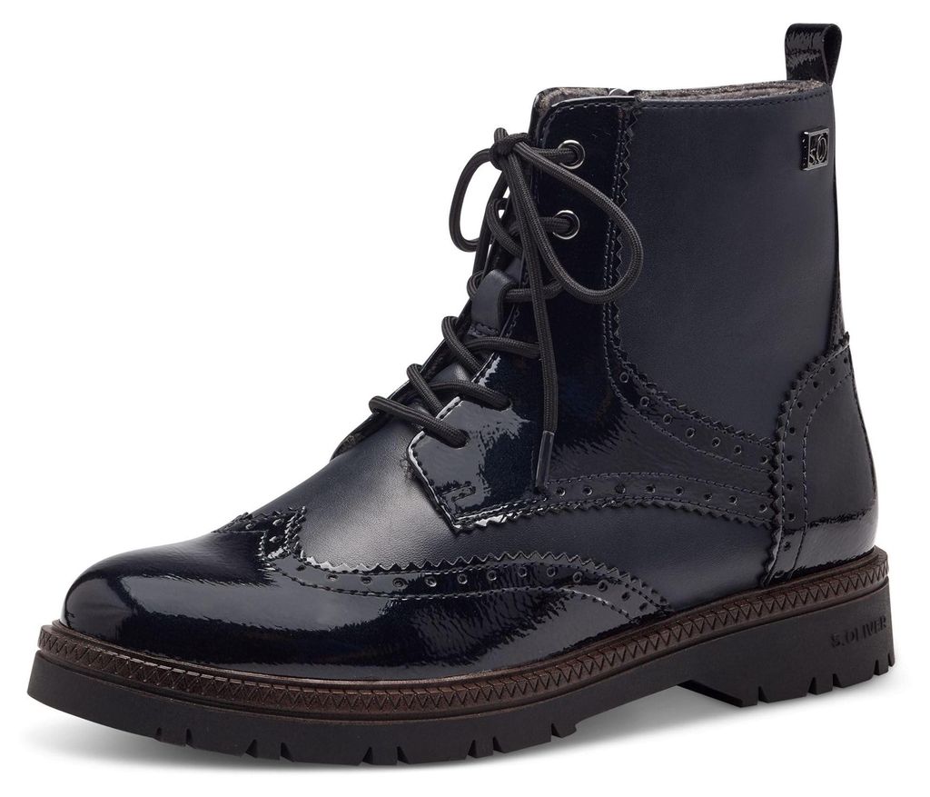 s.Oliver Damen 5-25232-43 Mode-Stiefel, Navy, 39 EU Produktbild 