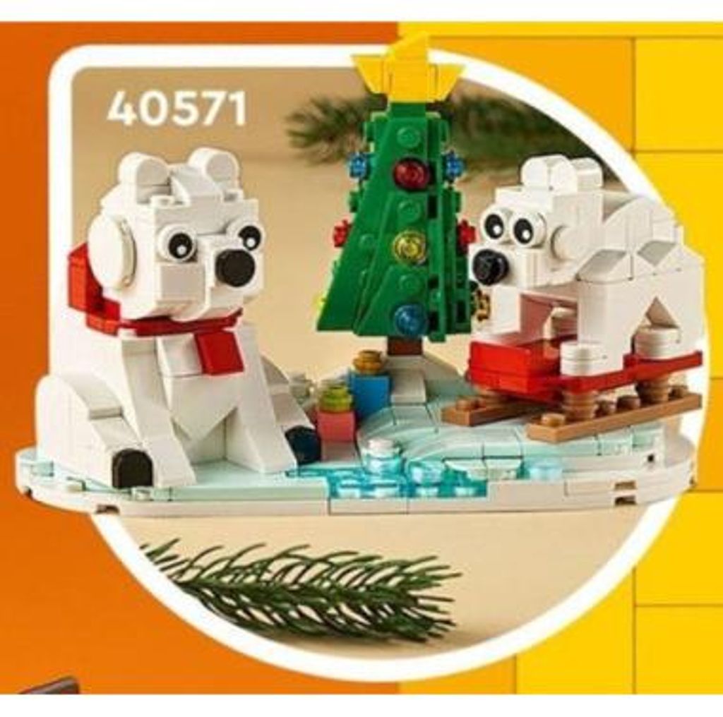 Ours polaires à Noël - LEGO 40571 Image du produit 