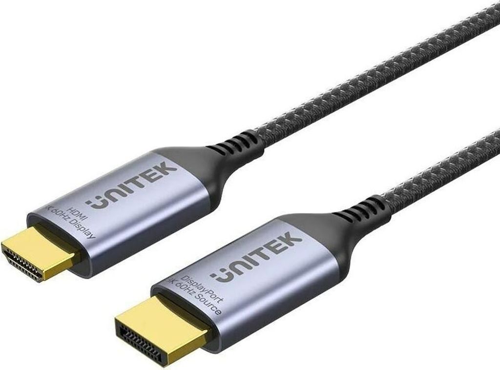 Unitek Cable Displayport 1.4 To Hdmi 2.1 8K 1.8M