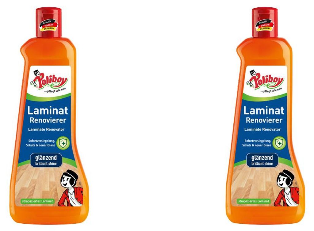 Poliboy Laminat Renovierer Glänzend 2er Set - 1L, Inhalt Produktbild 