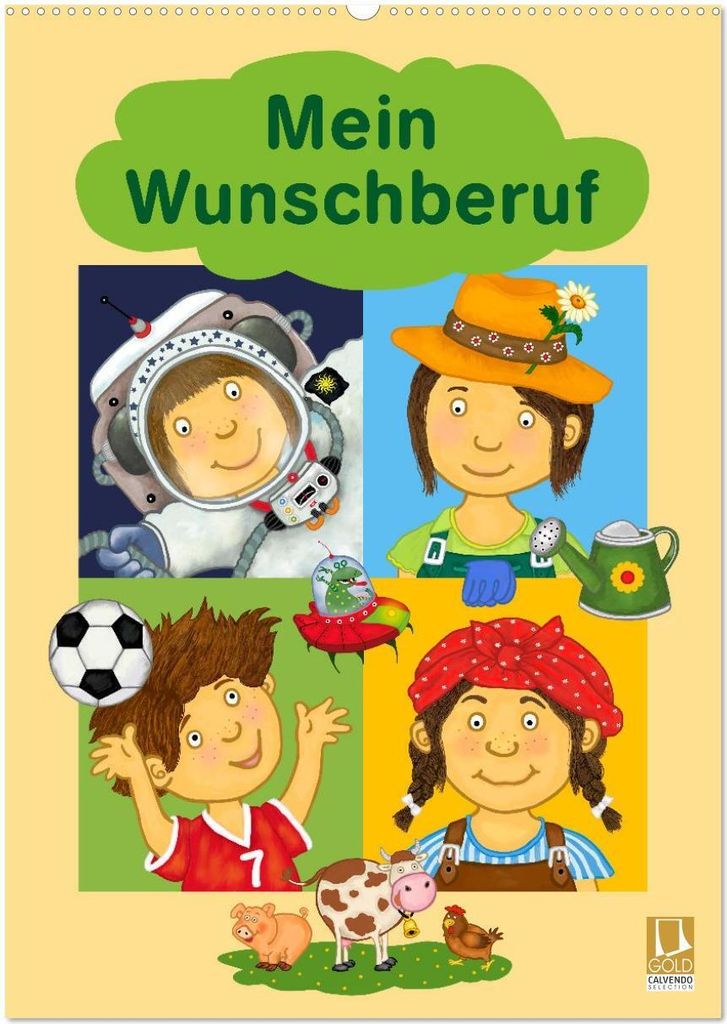 Mein Wunschberuf (Wandkalender 2026 DIN A2 hoch), CALVENDO Monatskalender