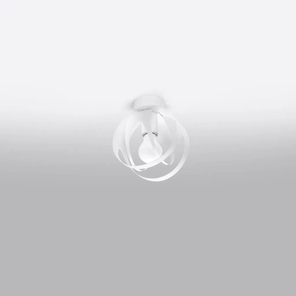 Plafonnier Blanc FINARA anti-éblouissement - Solution Éclairage E27 15W