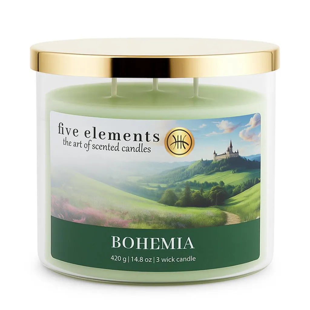 Candela Bohemia 3 Stoppini 420g - Il Must-Have per la tua Casa
