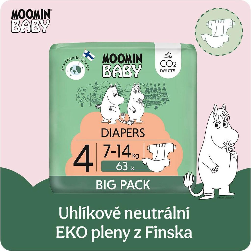 Mumin Baby 4 Maxi 7-14 kg (63 kg) Zdjęcie produktu 