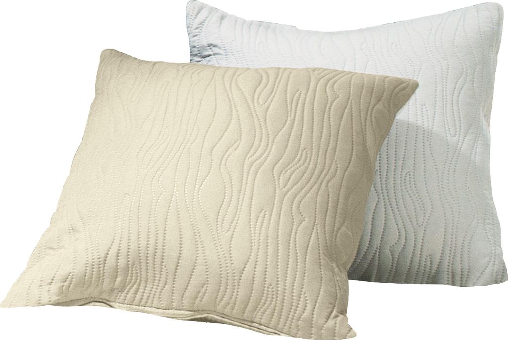 Erwin Müller Kissenhülle 2er-Pack beige/creme 50x50 cm