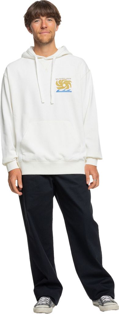 Quiksilver Garment Dye Screen Hoodie Birch M