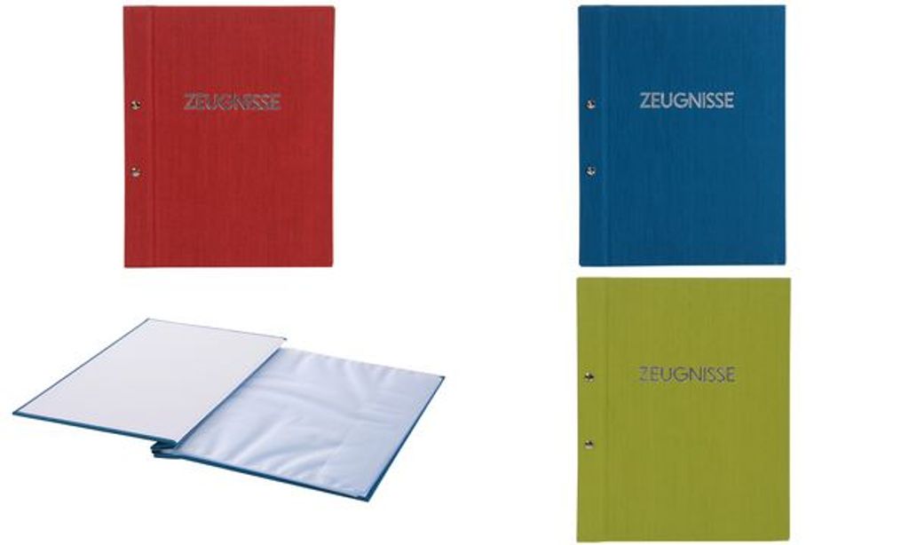 goldbuch Zeugnismappe "Colours", 310 x 240 mm, rot
