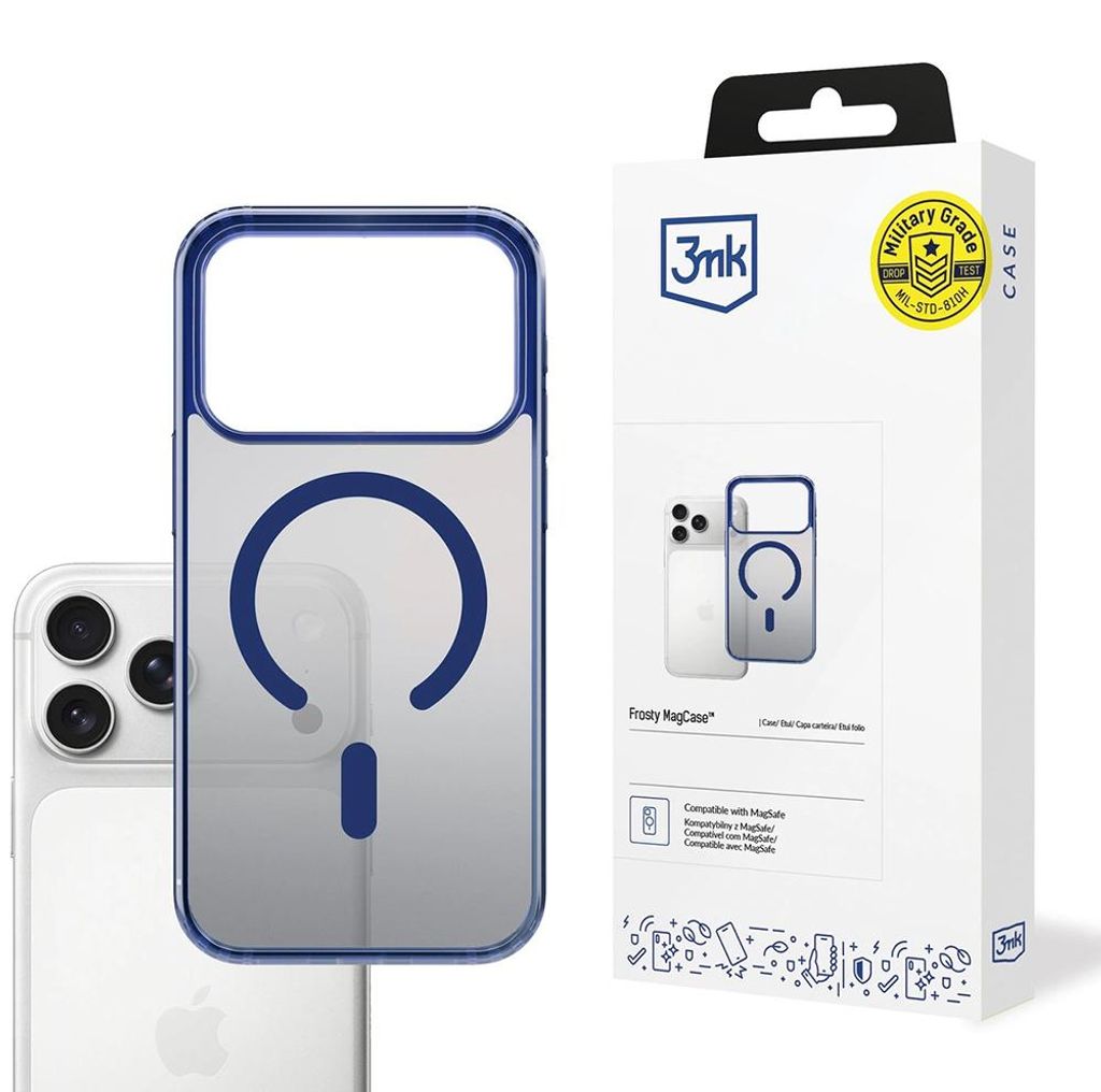 Apple Iphone 17 Pro Max - 3Mk Frosty Magcase Blue