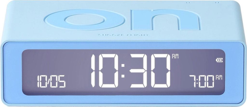 Lexon LR158LB1 Digitalwecker Flip Mini Hellblau 1