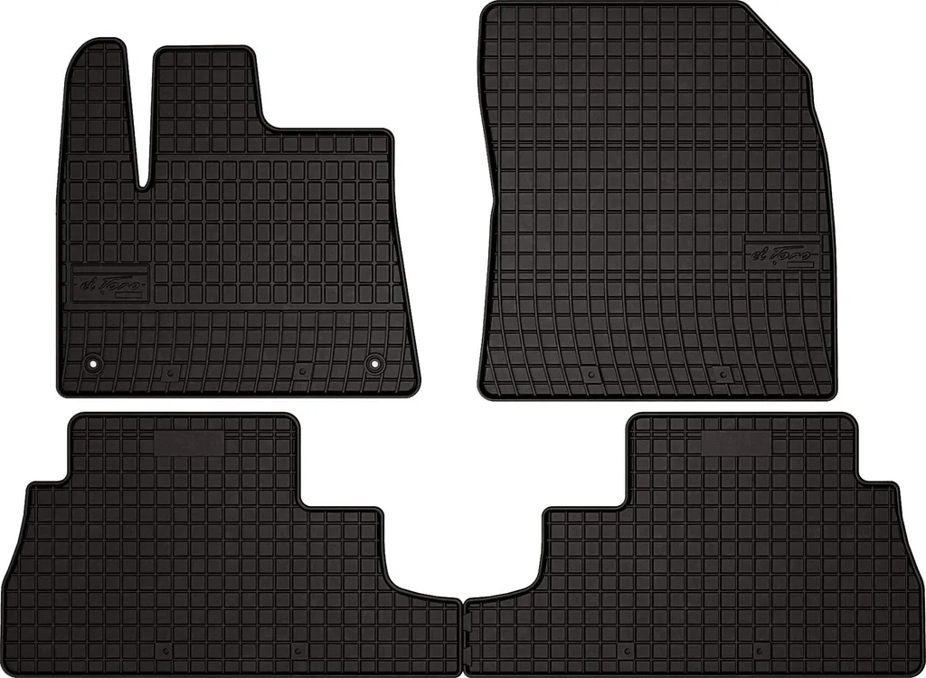 Tappetini Gomma Opel Combo E 2018- Multispazio | Set 4 pz Alta Qualità
